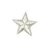 PH152 - Silver Plain Star (Iron on)