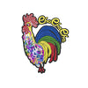 PT1818 - Colorful Cha Cha Cha Rooster XL (Sew on)