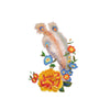 PT1905 - Orange Rose and Feather XL (Iron on)