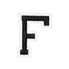 PH769F - Black Letter (Iron on)
