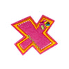PH1038X - X letter (Iron on)