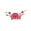 PT1904 - Red Pink Flower XL (Iron On)