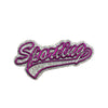 PT602 - Sporting pink word (Iron on)