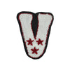 PT611 - V Letter (Sew on)