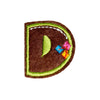 PH1038D - D letter (Iron on)