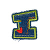 PH1036I - I DENIM LETTER (Iron on)