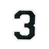 PH175 - Black Number 3 (Iron on)