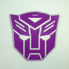 L00347 - Purple Transformer Head Luggage Tag