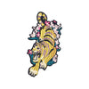 PC3591B - Tiger In Flowers R (Iron On)