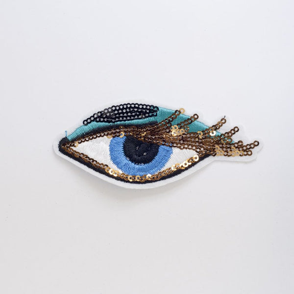 PC2242B - Sequin Eyes Small (Iron On)