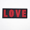 PC2107 - Love Badge Text (Iron On)