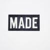 PC2222 - MADE Text Badge (Iron On)