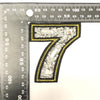 PC4192G - Stone Studded Number Seven Diamante (Iron On)