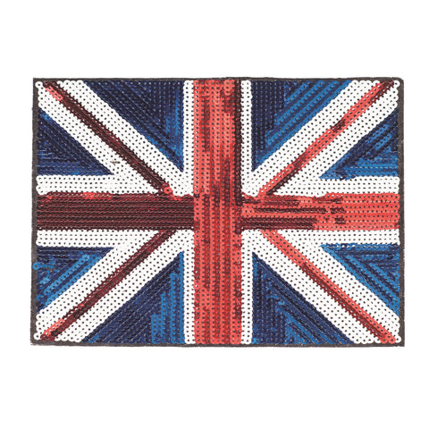PC2320 - Sequin Union Jack XL (Iron on)