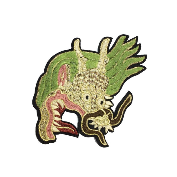 PC3347B - Green Chinese Dragon L (Iron On)