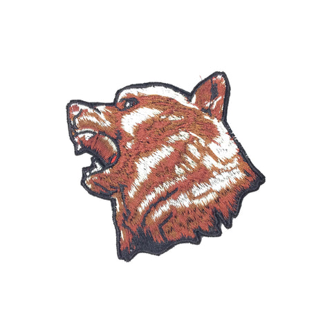PC3630 - Roar Grizzly Brown Bear (Iron On)