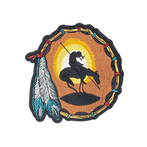 PC2789 - Indian Native American Feather L (Sew On)
