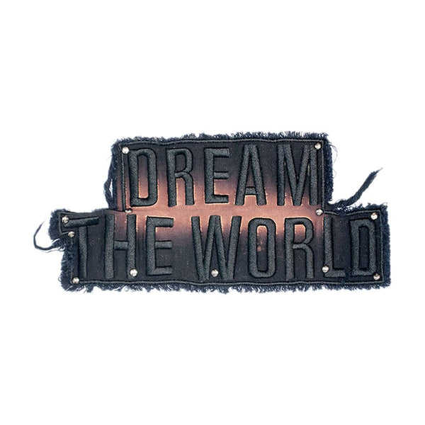 PC2855 - Black Denim Dream the World (Sew On)