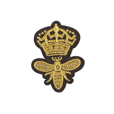 PC2309 - Bee Crown (Iron on)