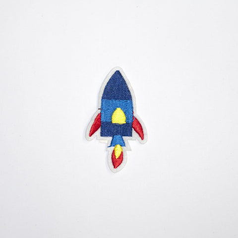 PC2152 - Blue Rocket Toy (Iron On)