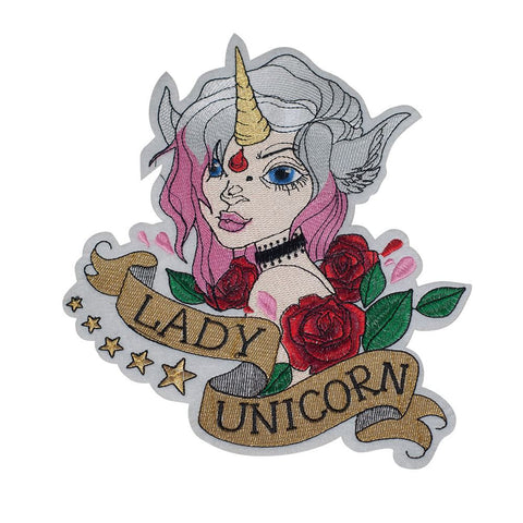 PC2435 - Lady Unicorn L (Iron On)