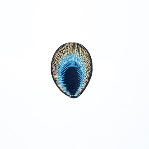 PH2019B - Light Blue Feather (Iron On)