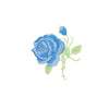 PH2009 - Blue Rose Flower (Iron On)