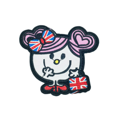 PC2659 - Pink Miss Union Jack (Iron On)