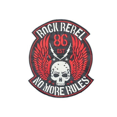 PC2794 - Rock Rebel 86 EST No More RulesXXL (Sew On)