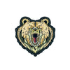 PC2664 - Brown Roaring Bear Face (Iron On)