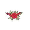 PC2875 - Red Rose Blossom Flower (Iron On)