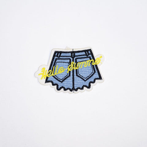 PC2165 - Hello Summer Denim Short (Iron On)