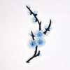 PC2174 - Medium Blue Cherry Blossom Flower (Iron On)