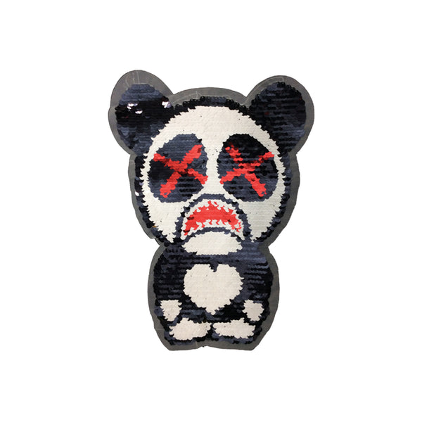 PC3646 - Reversible Double Sequin Panda (Sew On)