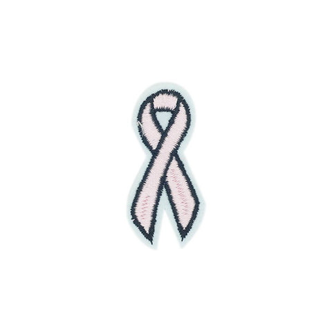 PC2693 - Pink Ribbon White Back (Iron On)
