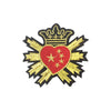 PC3649 - Heart Crown Rays (Iron On)