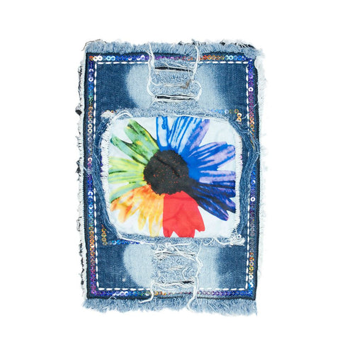PC2779 - Denim Flower Ripped L (Sew On)