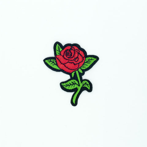 PC2696 - Small Red Rose (Iron On)