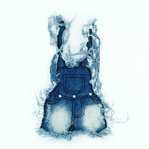 PC2719 - Denim Short Patch Work (Sew On)