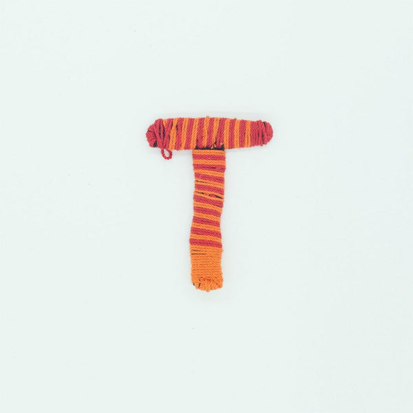 PC2695T - Orange T Letter (Sew On)