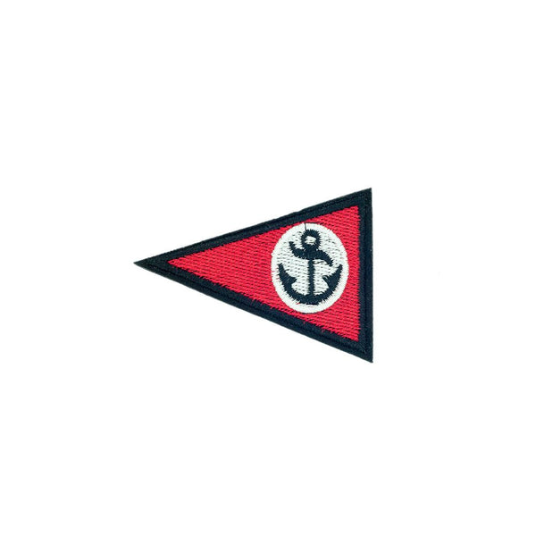 PC2596 - Red Sailor Flag (Iron On)