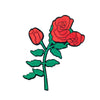 PC2609 - Double Rose Flower (Iron On)