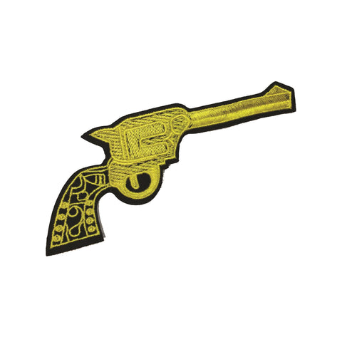PC3123L - Gold Gun Left (Iron On)