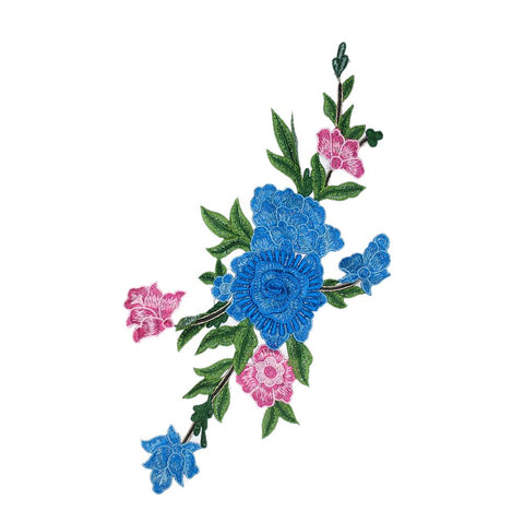 PC2859 - Blue Flower (Sew On)