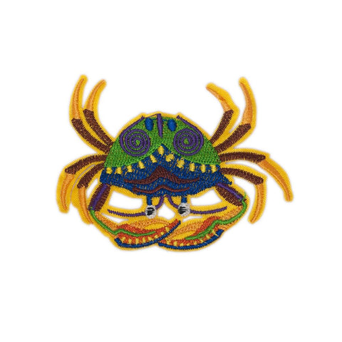 PC2395- Orange Crab Animal (Iron On)