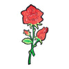 PC2797 - Sequin Red Rose Flower L (Iron On)