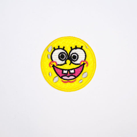 PH2043 - Sponge Bob Round Badge (Iron On)