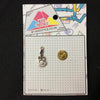 MP0030 - Gold Black Stone Guitar Musical Instrument Metal Pin Badge