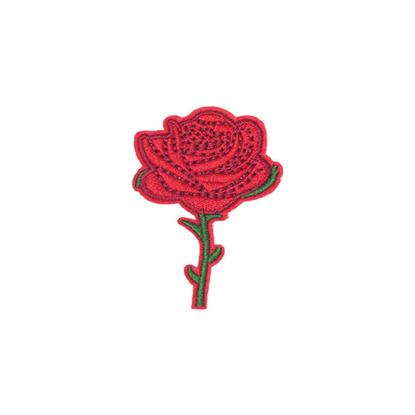PH2013 - Red Rose Flower (iron on)