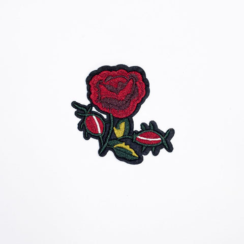 PC2172 - Red Rose Flower (Iron On)